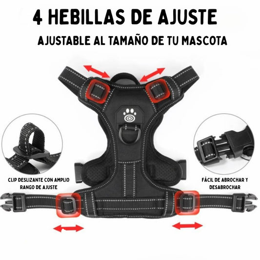 Arnés LED Recargable e Impermeable