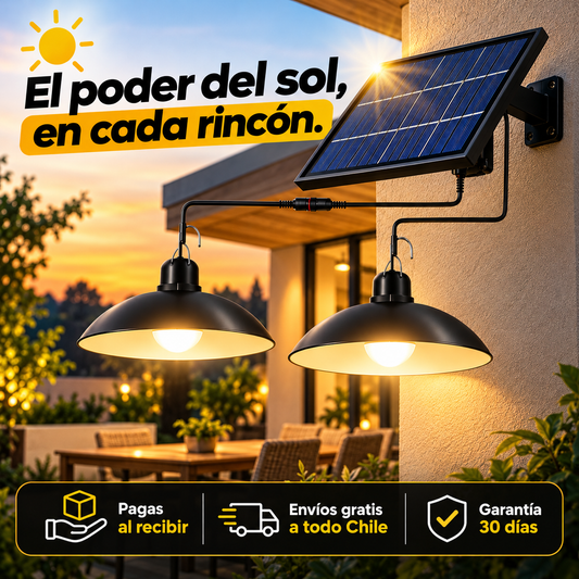Lampara Colgante LED Solar