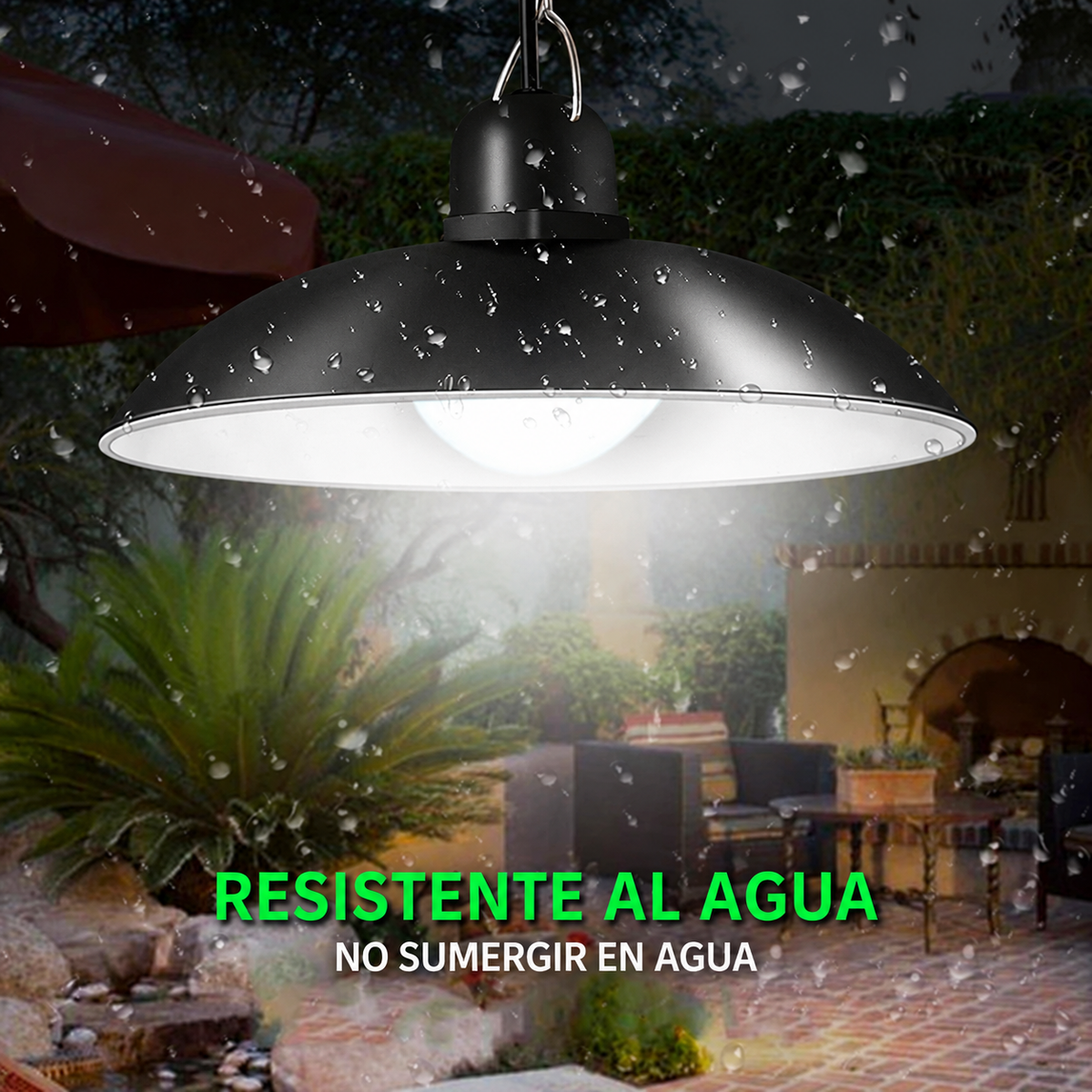 Lampara Colgante LED Solar